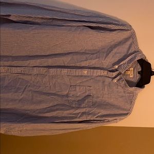 Long sleeve button up shirt.